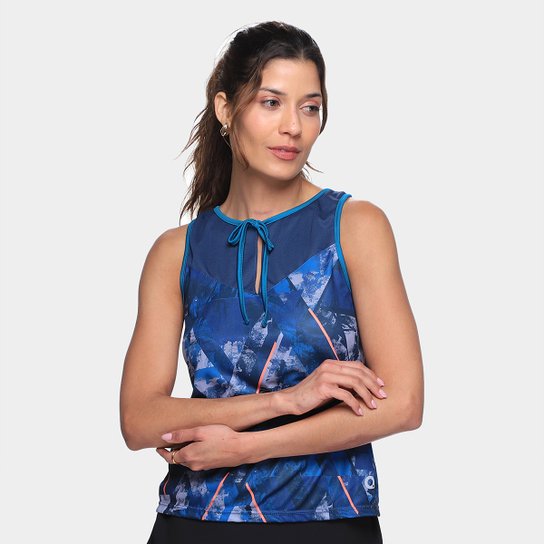 Regata Área Sports Vital Feminina - Azul Menor preço em Regata Área Sports Vital Feminina - Azul