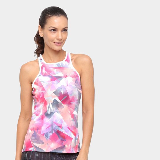 Regata Asics Lite-Show Feminina - Rosa+Branco