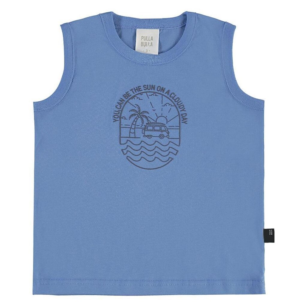 Regata Azul Primeiros Passos Pulla Bulla Menino - 53750-1351