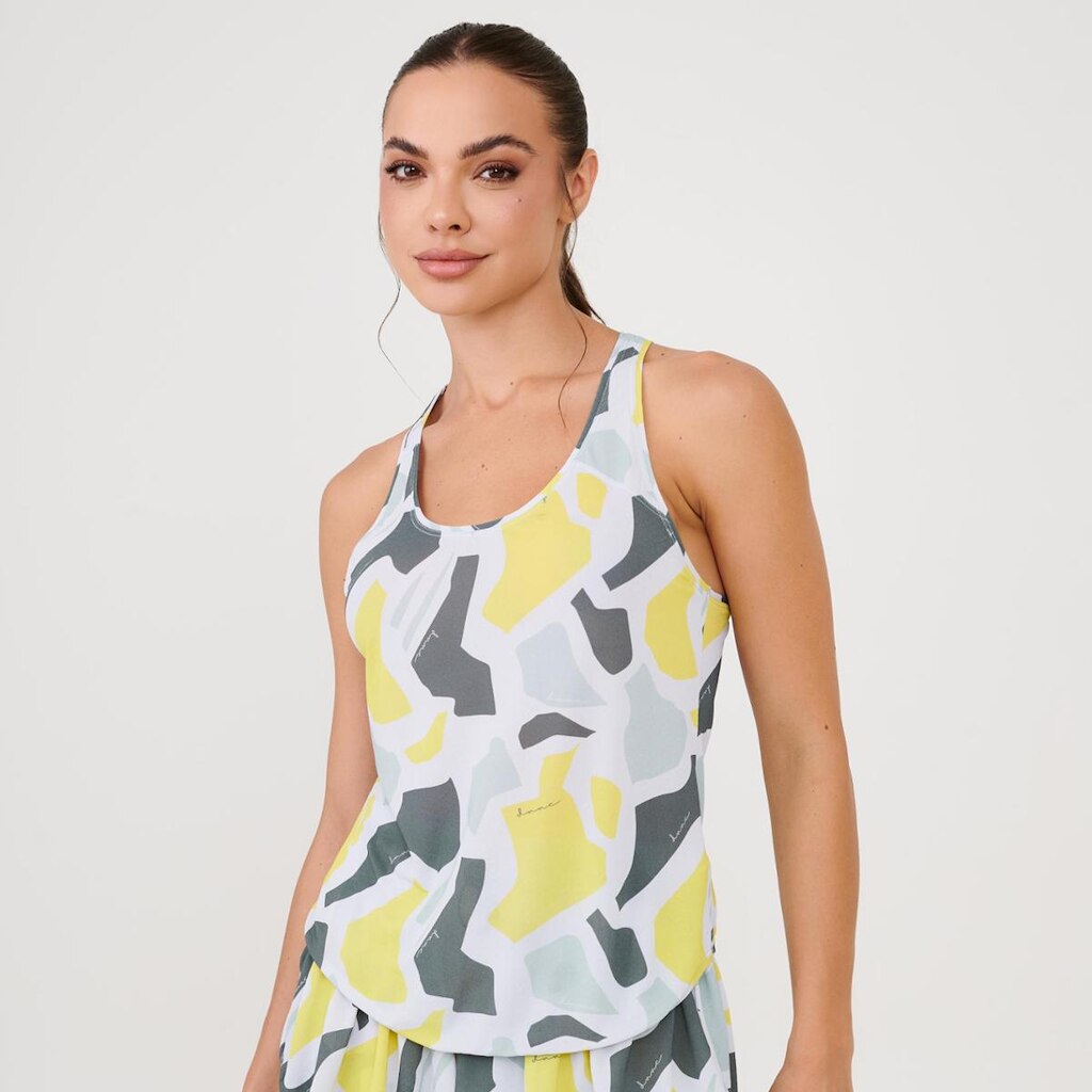 Regata Basica Estampa Poliamida Soft Donna Carioca