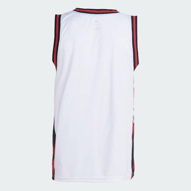 Regata Basquete Flamengo Adidas II 2025/26 Branca KE1281