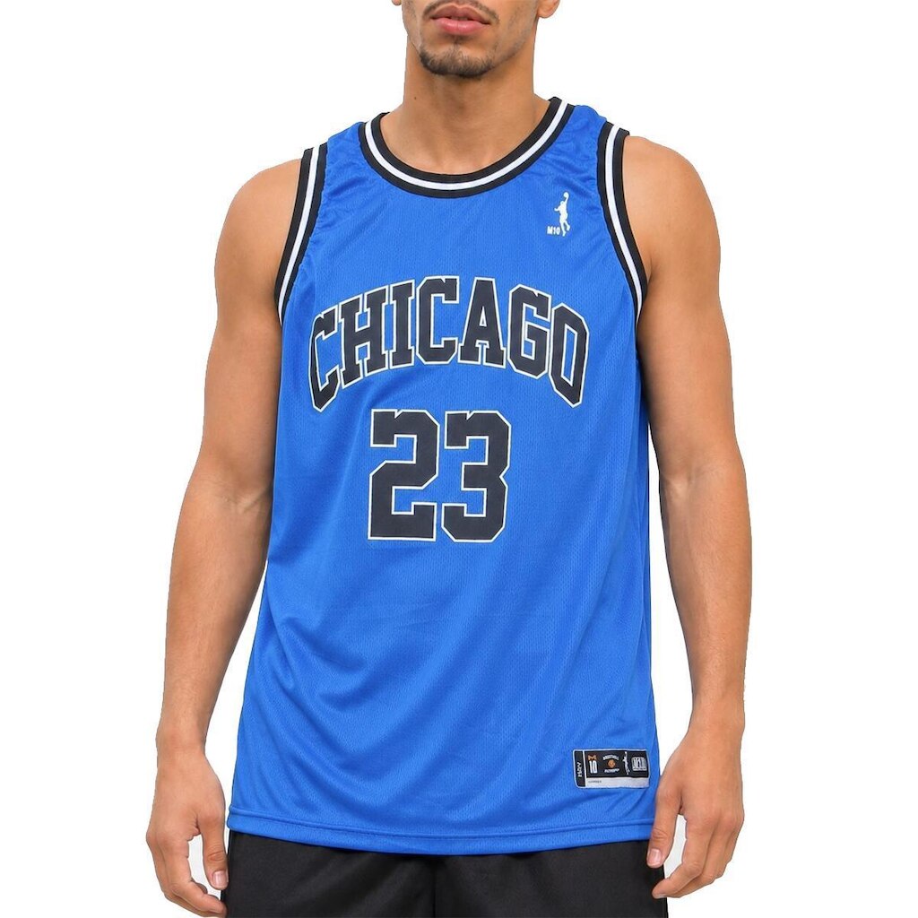 Regata Basquete M10 Classic Chicago 23 Azul Celeste