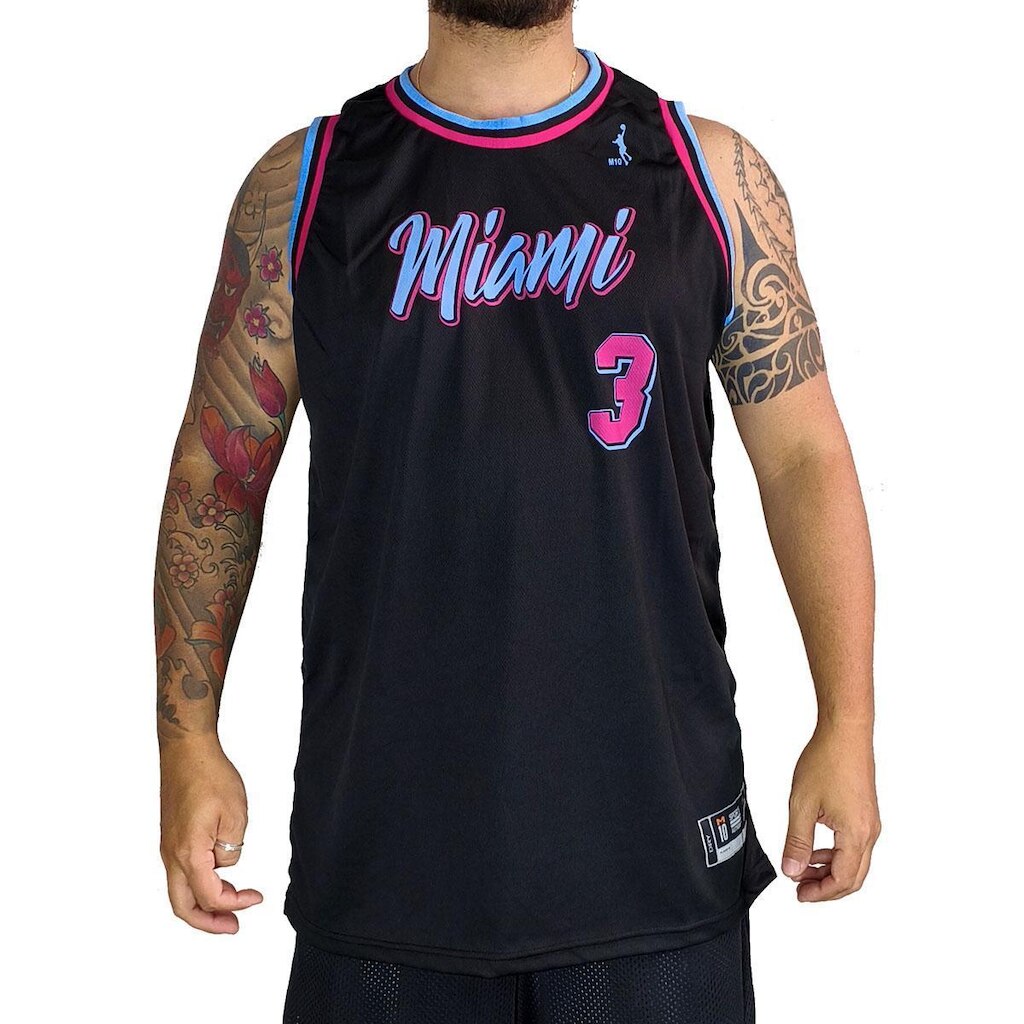 Regata Basquete M10 Classic Miami 3 Preto