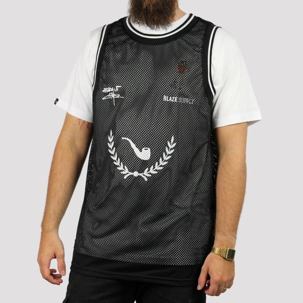 Regata Blaze Supply Basketball Jersey Badaui - Black