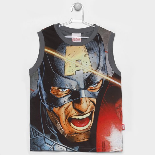 Regata Brandili Avengers Infantil - Grafite