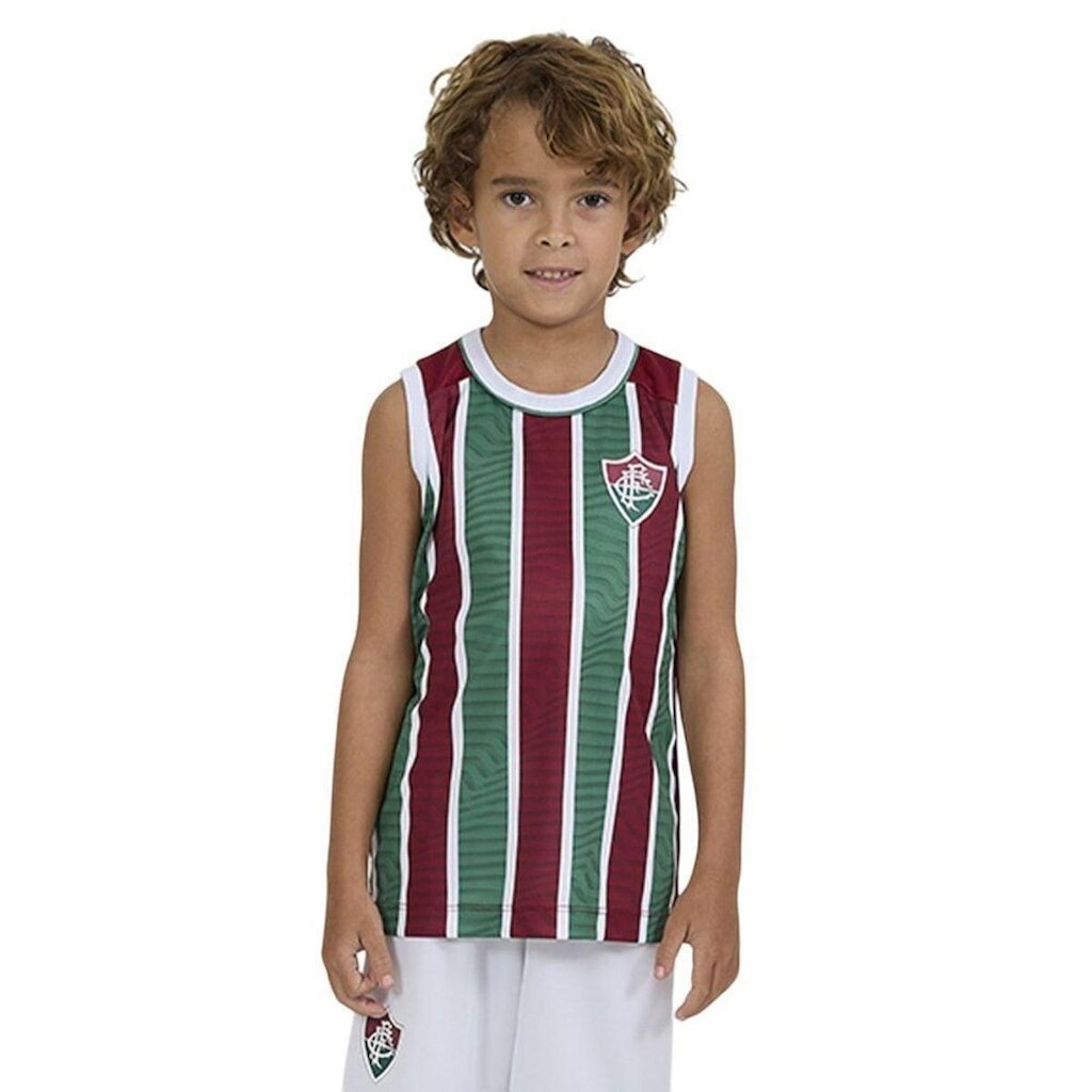 Regata Braziline Fluminense Agora Infantil - Bordô 10