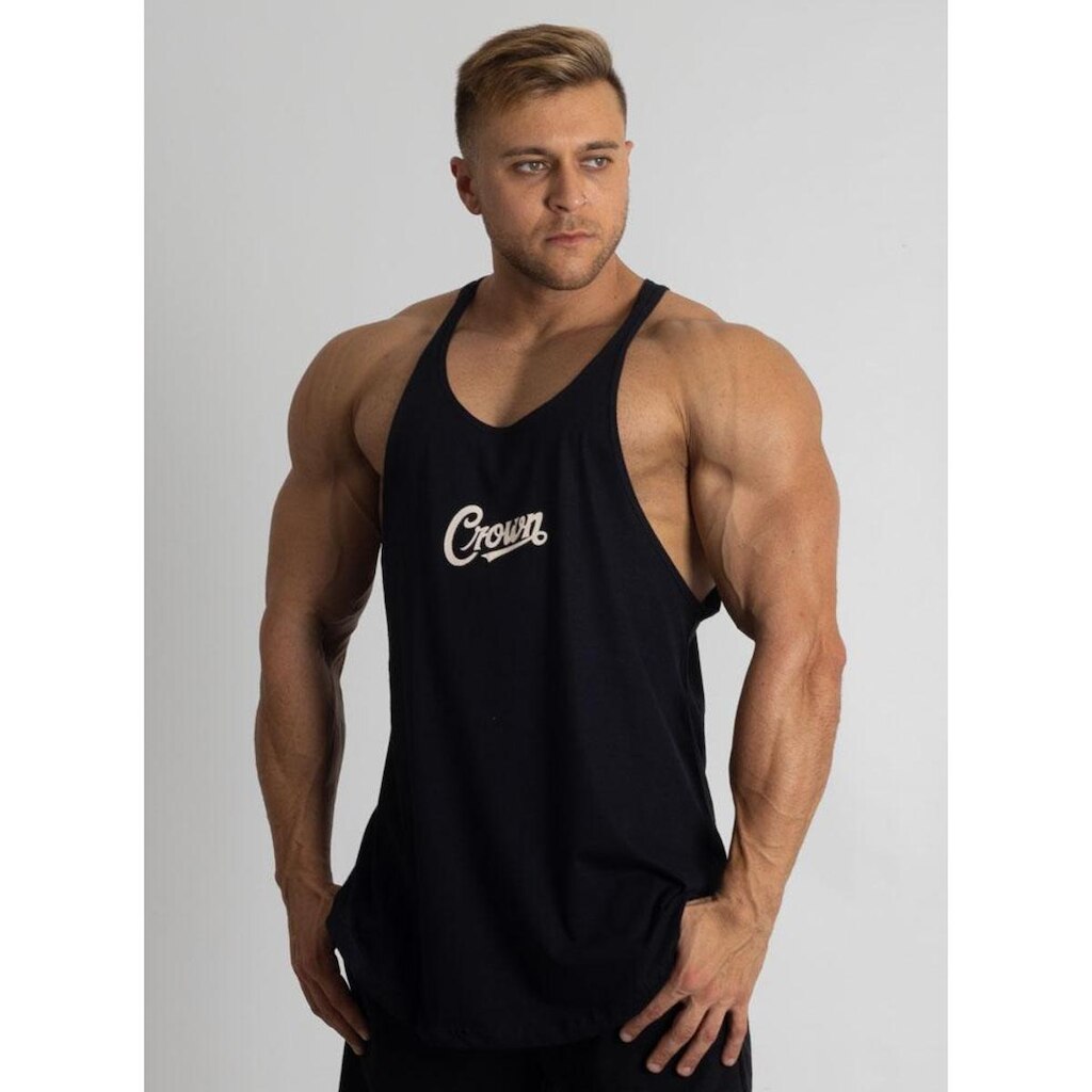 Regata Cavada Masculina OldStyle Preta