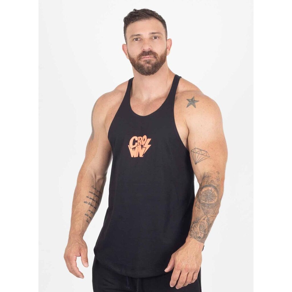 Regata Cavada Masculina Shock Preta