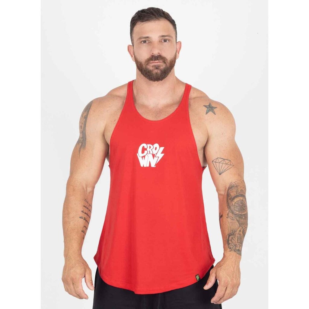 Regata Cavada Masculina Shock Vermelha