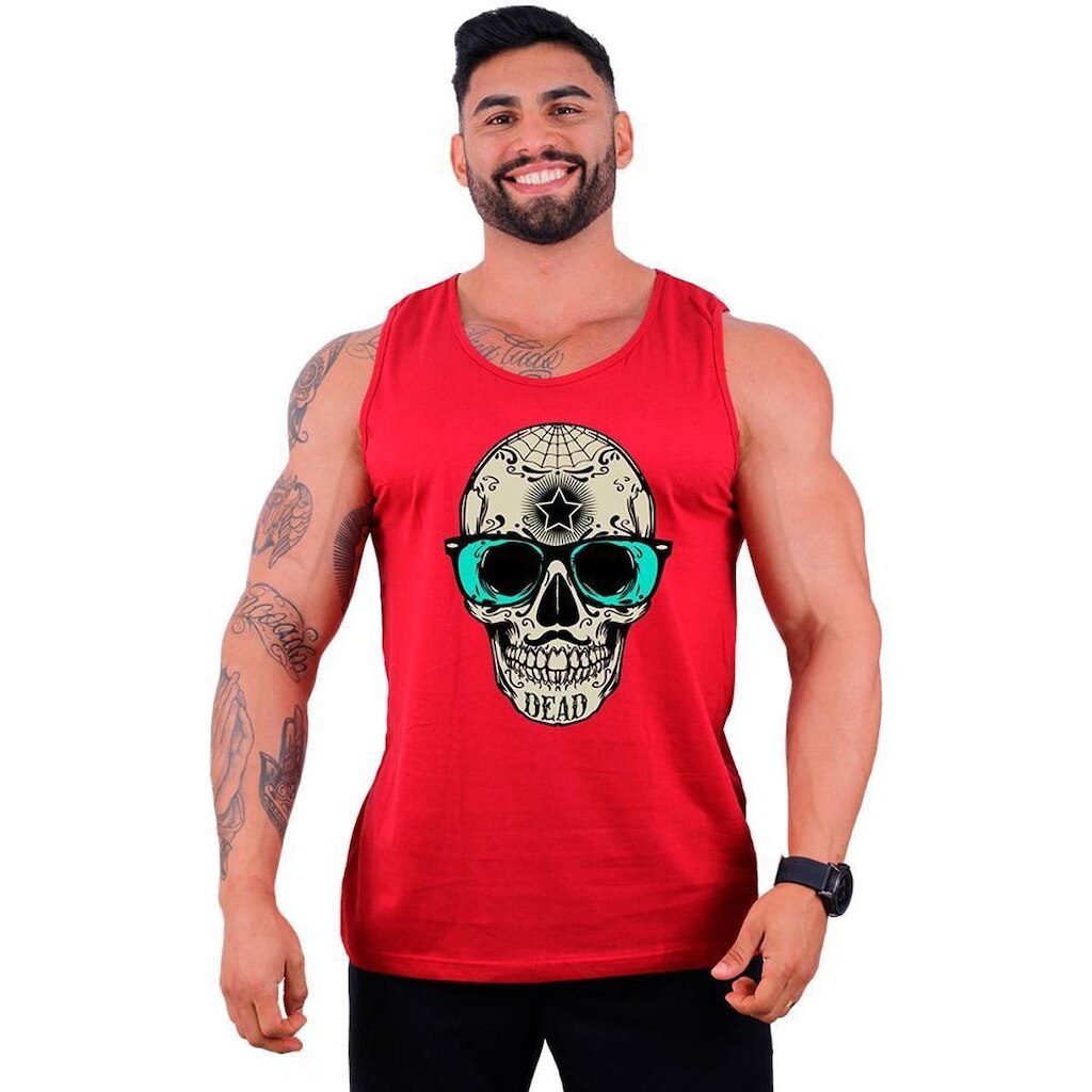 Regata Clássica  MXD Conceito Caveira Popstar Masculina