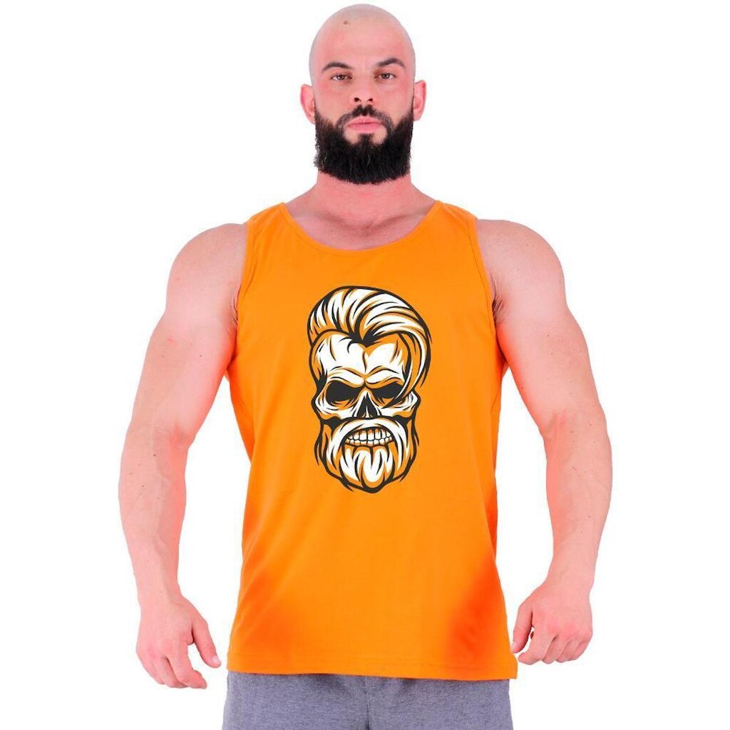 Regata Clássica  MXD Conceito Stylish Skull Masculina