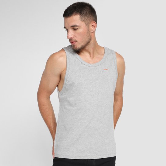 Regata Colcci Básica Masculina - Mescla Menor preço em Regata Colcci Básica Masculina - Mescla