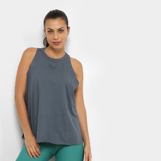 Regata Colcci Fitness Bata Feminina - Cinza Menor preço em Regata Colcci Fitness Bata Feminina - Cinza