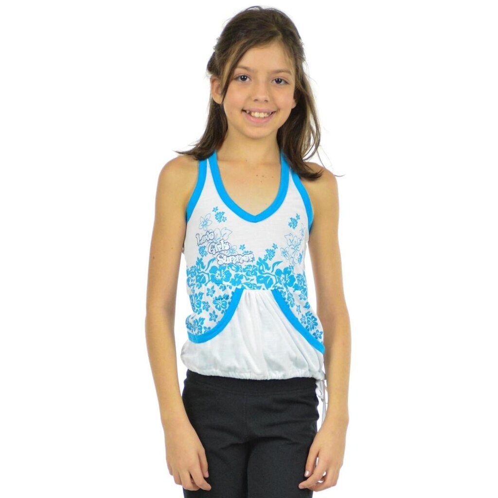 Regata com bolso infantl fenomenal(sem elasticidade) Azul turquesa 16