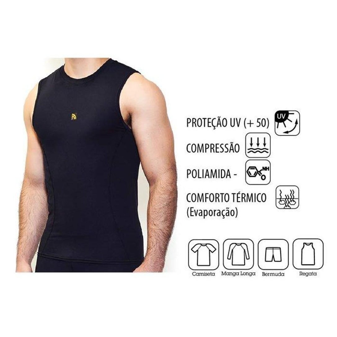 Regata Compressão - Preto | Netshoes