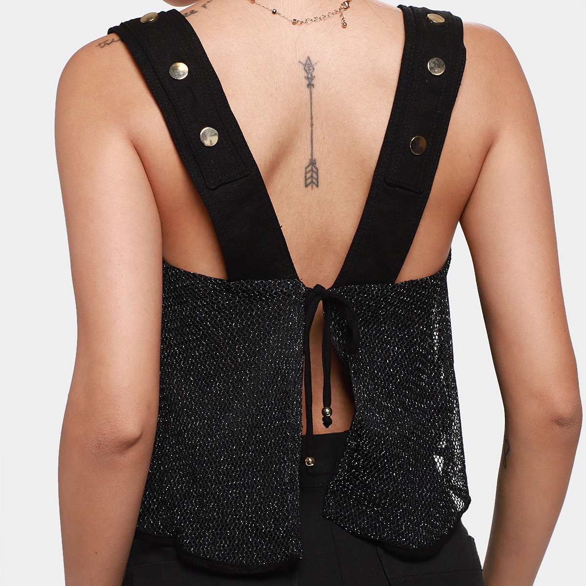 Regata Cropped All's Glamour Telada Feminina - 3