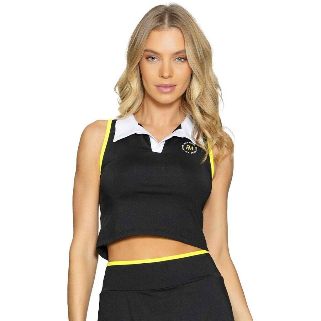 Regata Cropped Run More Match Point Feminina