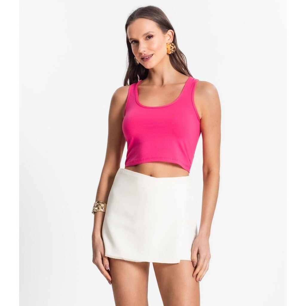 Regata De Cotton Leve Feminino Endless Rosa