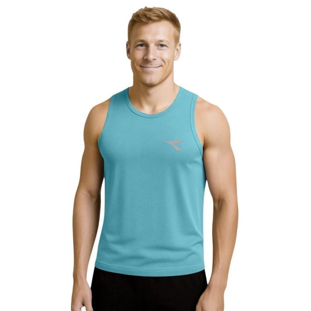 Regata Diadora Small Logo Masculina - Azul M
