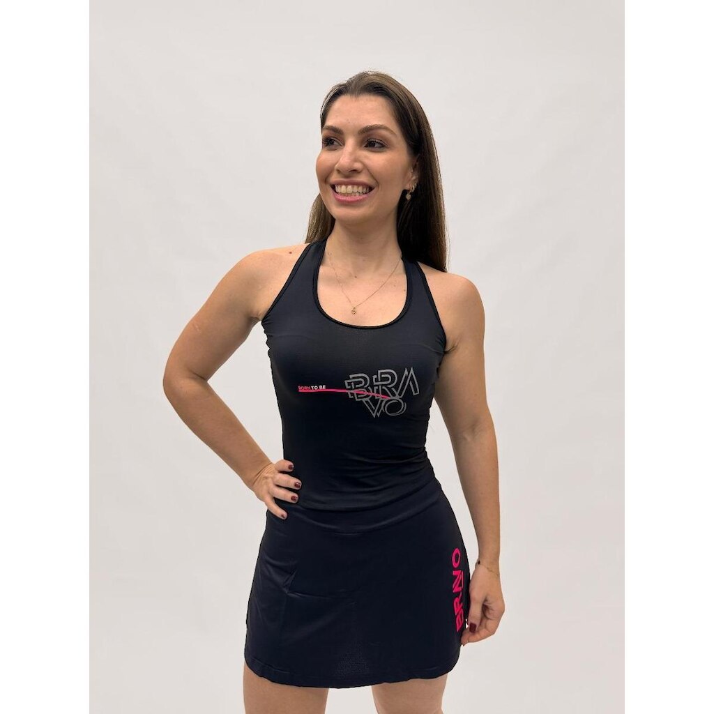 Regata Dry Cool Feminina Vector Preta