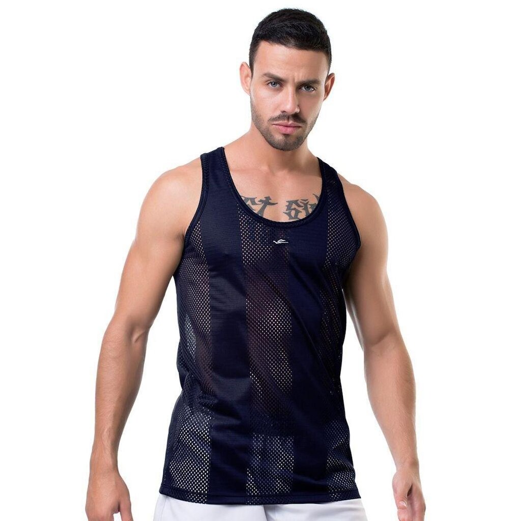 Regata Elite Plus Size Masculina - Marinho Marinho EG4