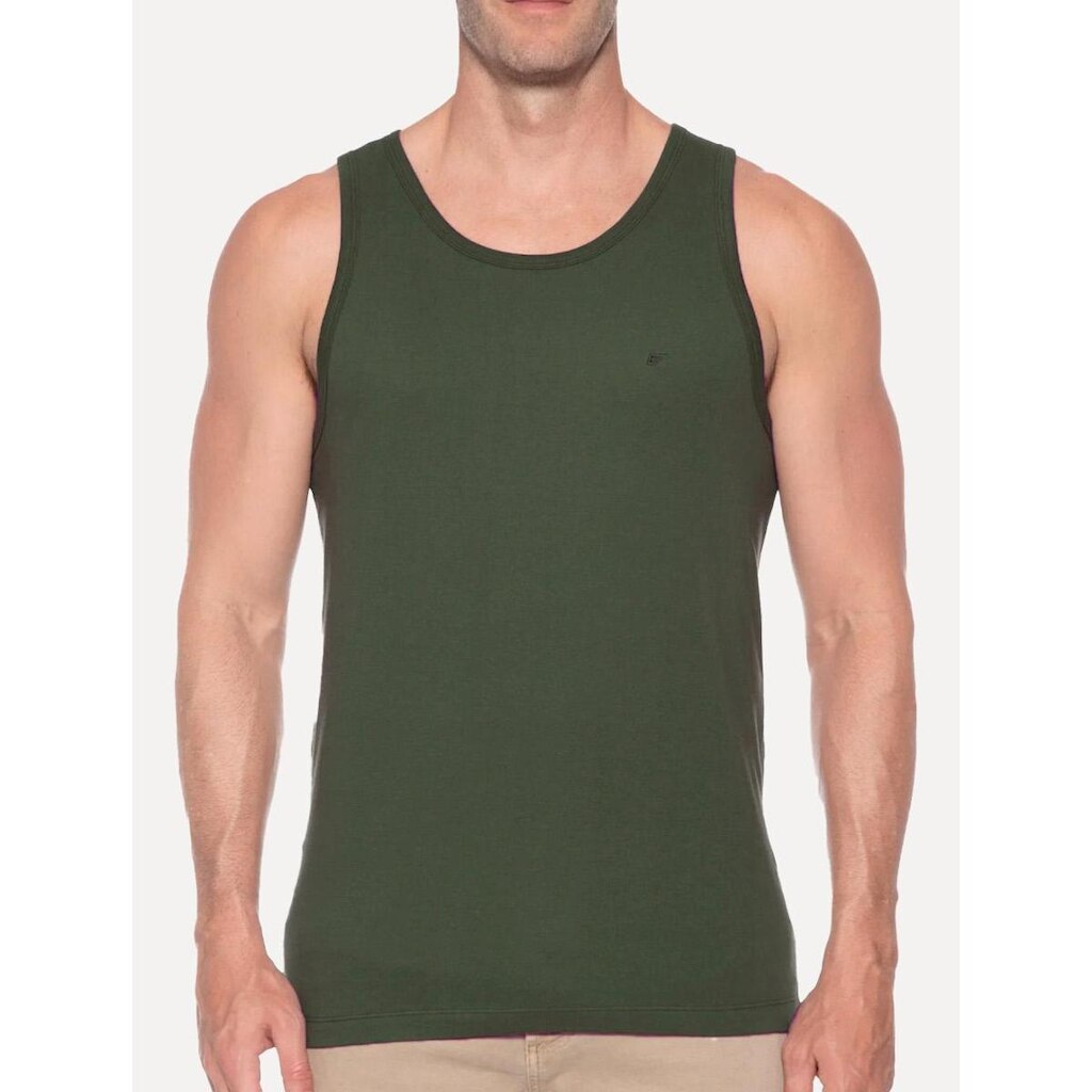 Regata Ellus Masculina Cotton Fine Easa Verde Floresta