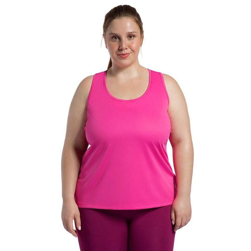 Regata Essential Olympikus Feminina Plus Size G3 Rosa