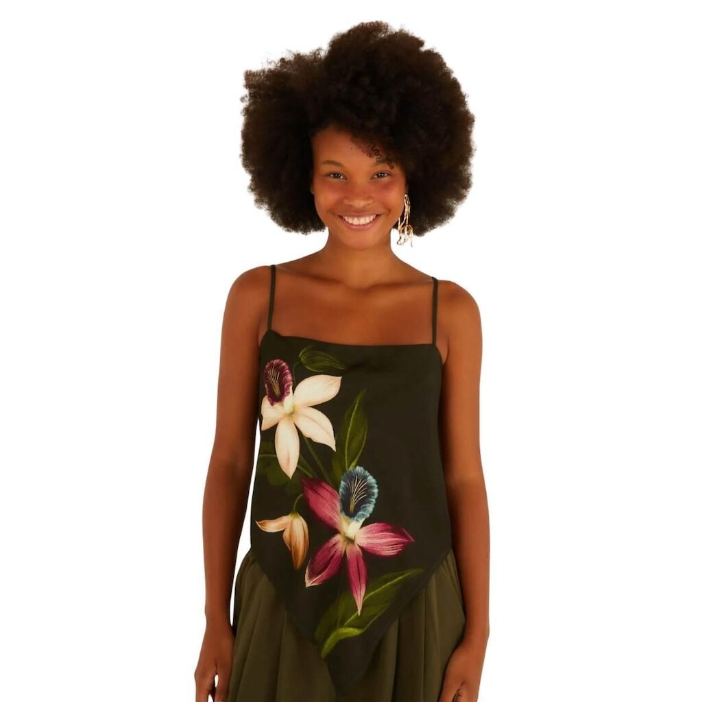 Regata Farm Rio Lenço Maxi Orquídea