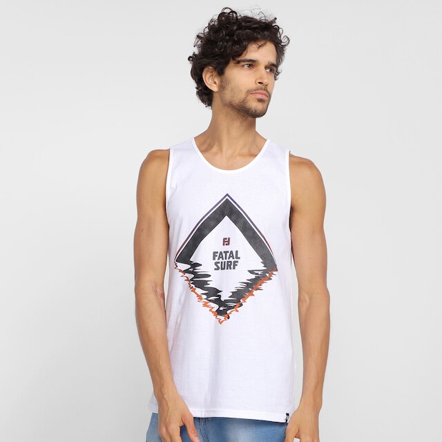 Regata Fatal Estampada Masculina - Branco é boa?