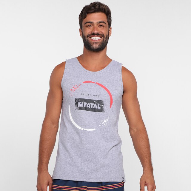 Regata Fatal Estampada Masculina - Mescla é boa?