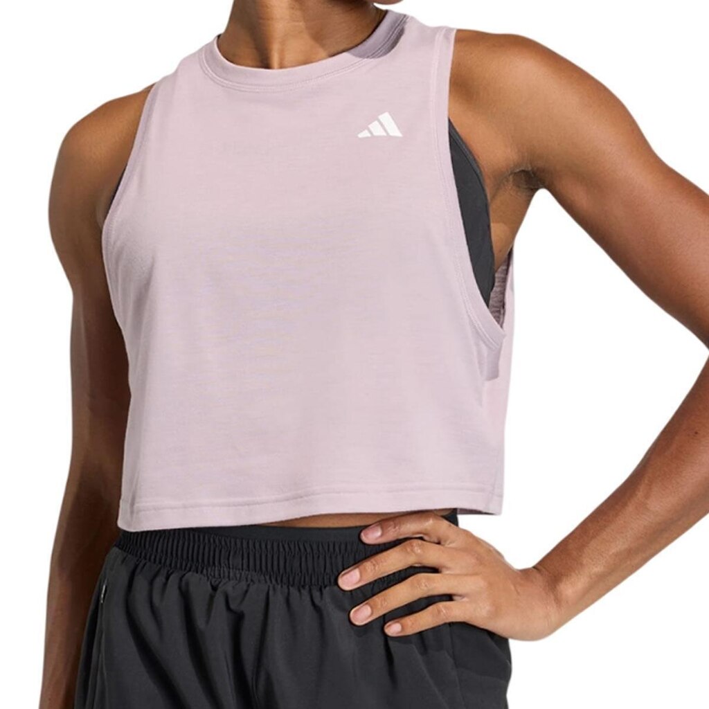 Regata Feminina Adidas Cropped Lilás - KB7919