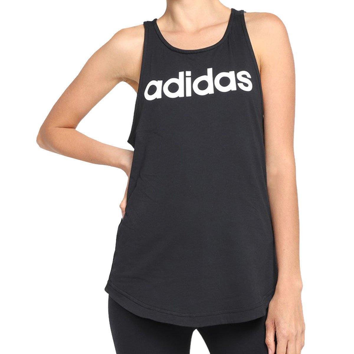 Regata Feminina Adidas Logo Linear Ga0681 Menor preço em Regata Feminina Adidas Logo Linear Ga0681