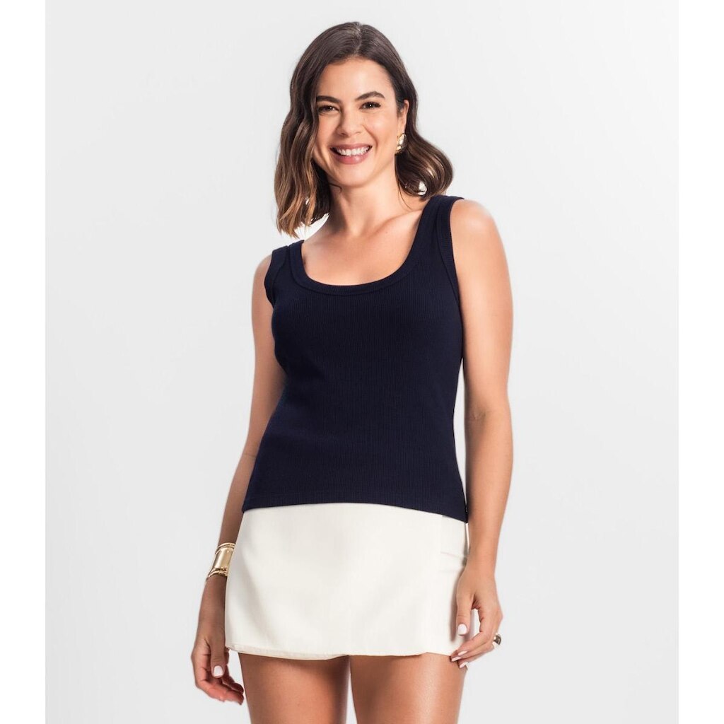 Regata Feminina Básica Select Azul