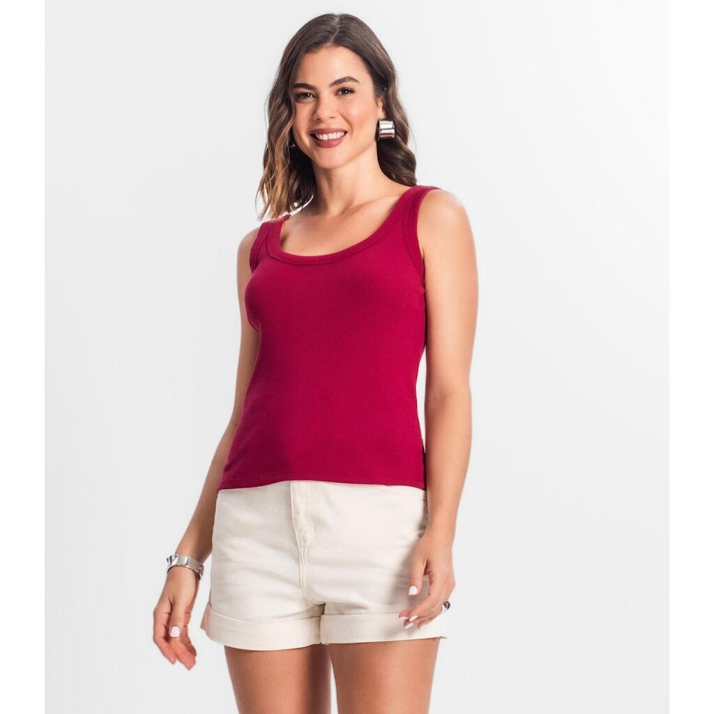 Regata Feminina Básica Select Vermelho