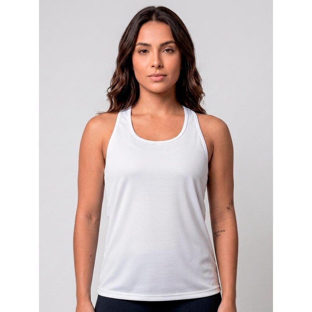 Regata Feminina Secagem Rápida Massam Fitness