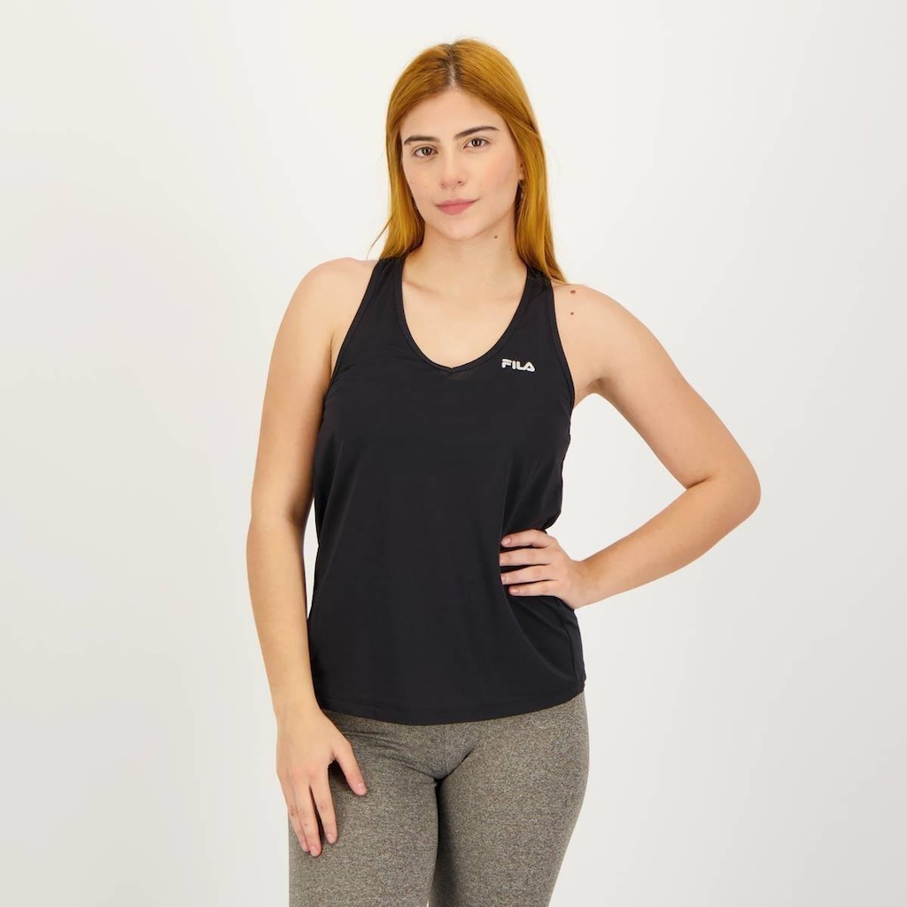 Regata Fila Basic Long Freedom Feminina Preta