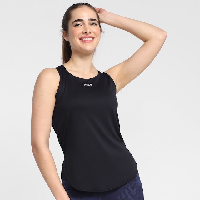 Regata Fila Bio Feminina - Preto+Prata é boa?