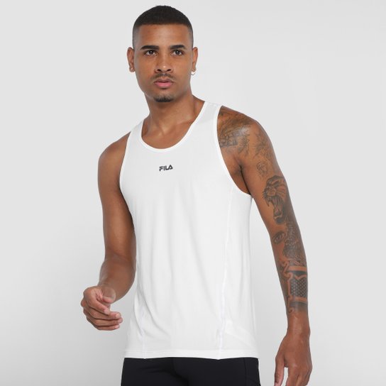 Regata Fila Bio II Masculina - Off White Menor preço em Regata Fila Bio II Masculina - Off White