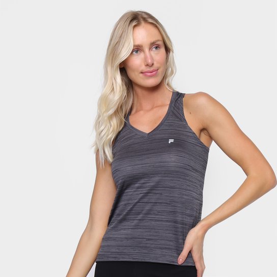 Regata Fila Match II Feminina - Preto+Prata é boa?