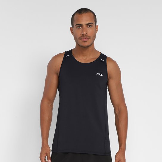 Regata Fila Performance Masculina - Preto Menor preço em Regata Fila Performance Masculina - Preto