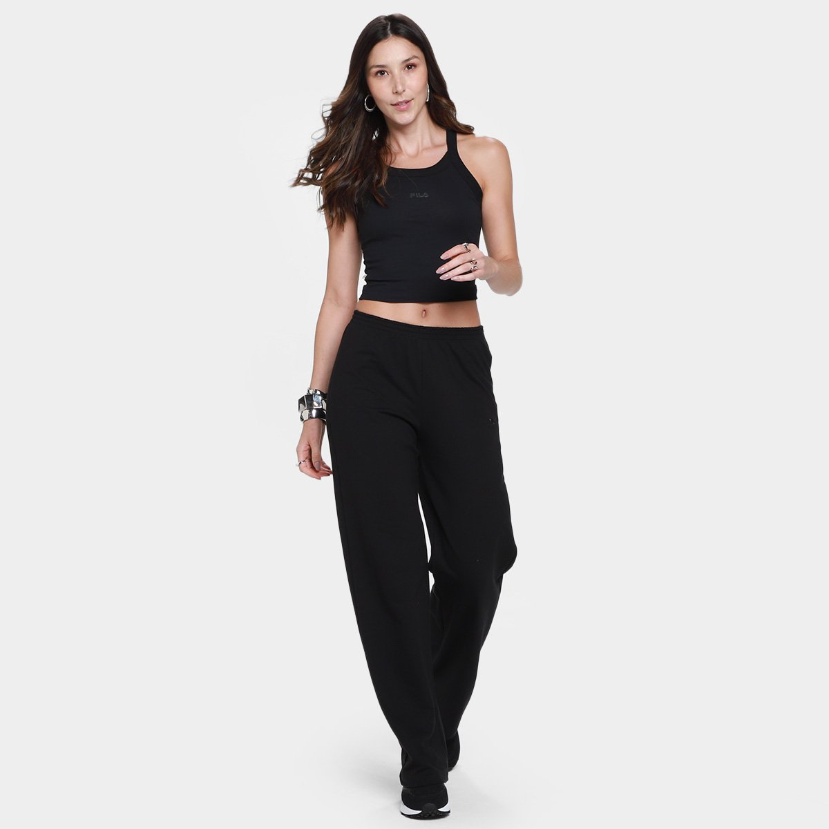 Regata Fila Ribbed Letter Feminina - 4