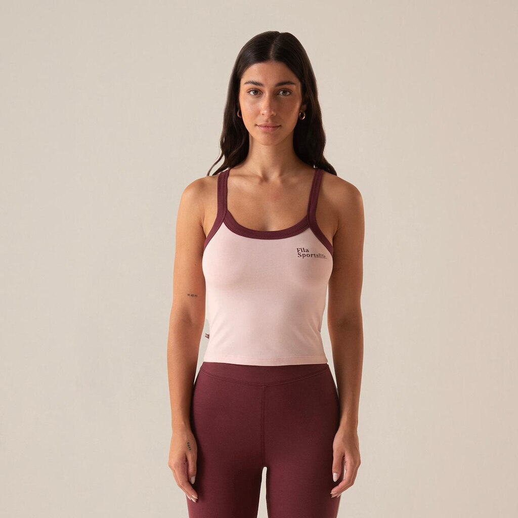 Regata Fila Ribbed Letter Retro Feminina