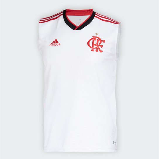 Regata Flamengo II 22/23 Adidas Masculina - Branco é ruim? Regata Flamengo II 22/23 Adidas Masculina - Branco é boa?