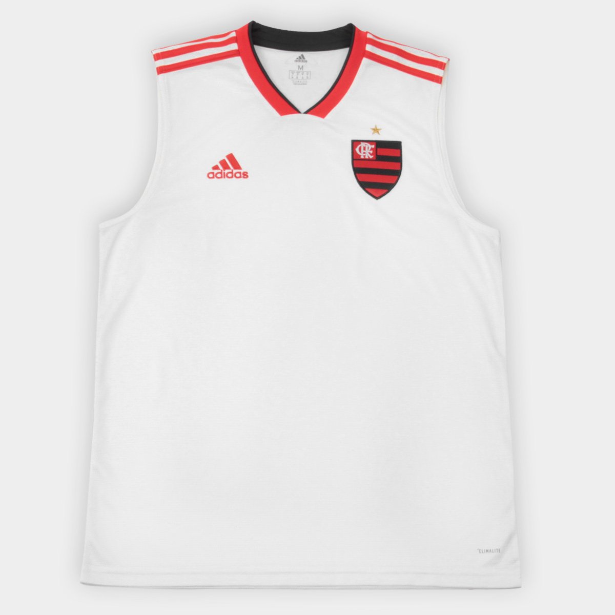 Regata Flamengo II Adidas Masculina Menor preço em Regata Flamengo II Adidas Masculina