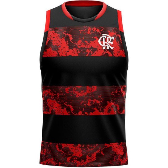 Regata Flamengo Provide Masculina - Preto Menor preço em Regata Flamengo Provide Masculina - Preto