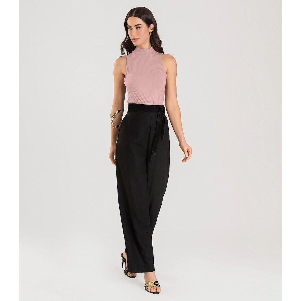 Regata Gola Alta Feminina Dianna Rosa