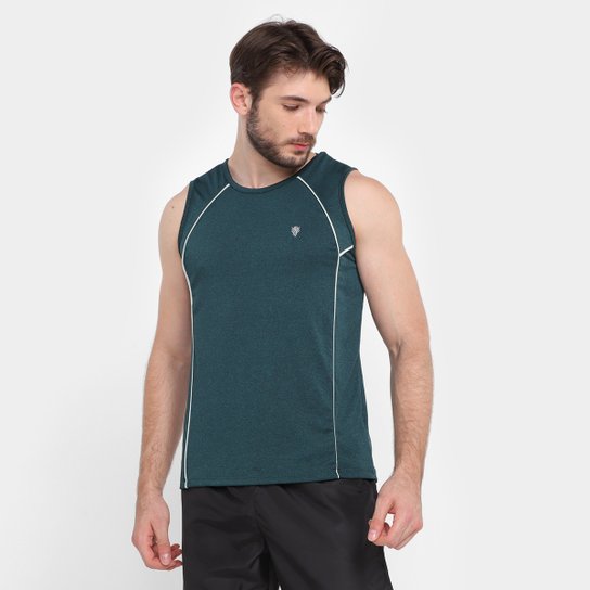 Regata Gonew Dry Touch Train Detail Masculina - Verde Menor preço em Regata Gonew Dry Touch Train Detail Masculina - Verde