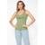 Regata Guess Rib Silk Hot Fix Verde Claro - Verde claro