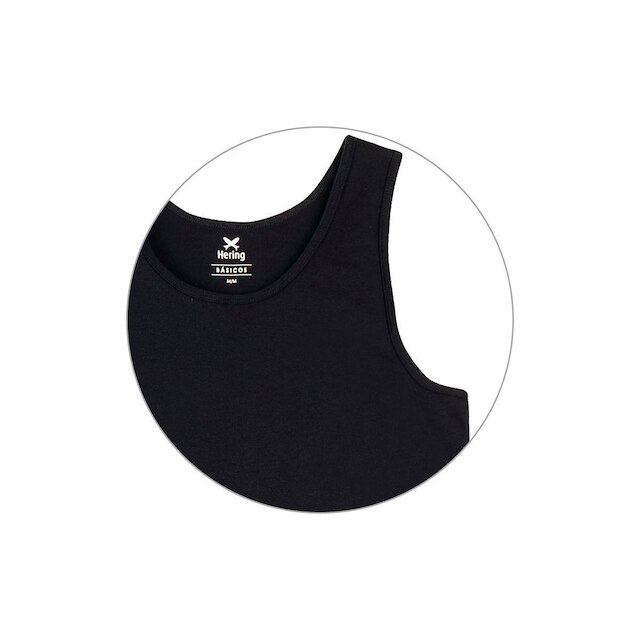 Regata Hering Básica Slim Em Malha Masculina