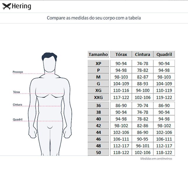 Regata Hering Básica Slim Em Malha Masculina